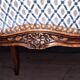 Louis XV style pouf velvet cover