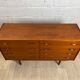 Double commode scandinave vintage en teck, années 60