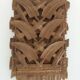 Porte courrier Saint Gervais les bains bois sculpte foret noire 1900