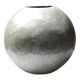 Small round vase in natural capiz mother-of-pearl contemporary.