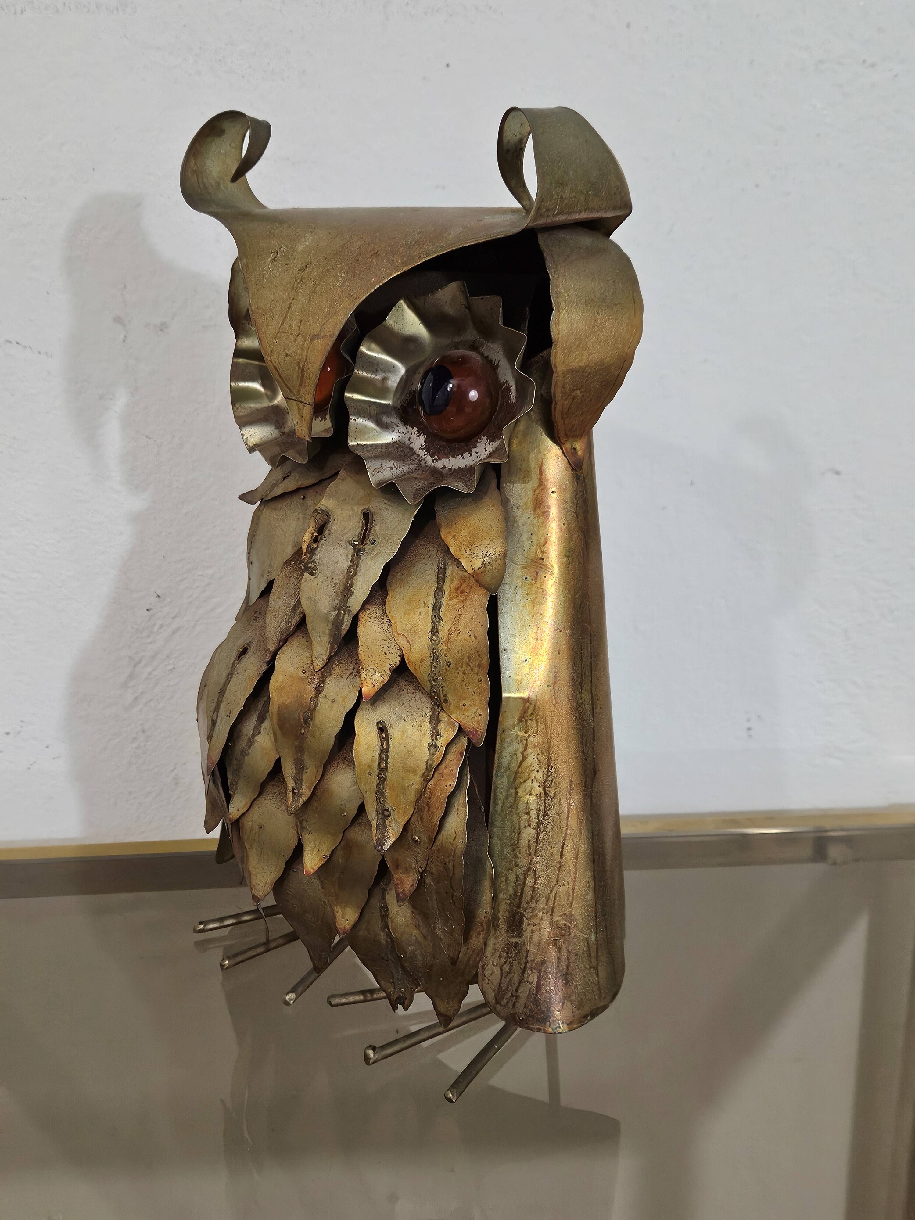 70's Owl Sculpture - 70's design owl
