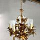 Lustre vintage "doré" flower