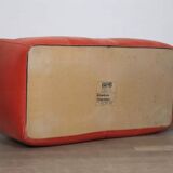 Canapé Le Bambole in coral velvet by Mario Bellini for B&B Italia,