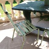 Set of 2 Art Prog metal garden chairs