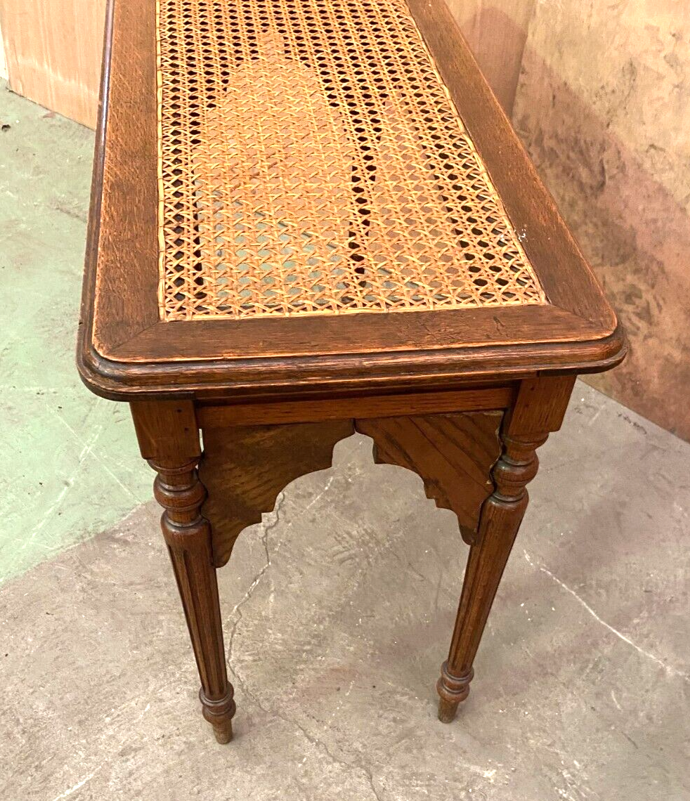 Piano bench in chene XX century