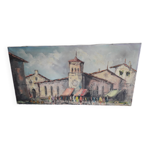 Tableau ancien à l'huile