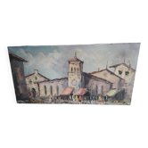 Antique oil painting
