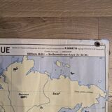 School map / political planisphere and economic planisphere