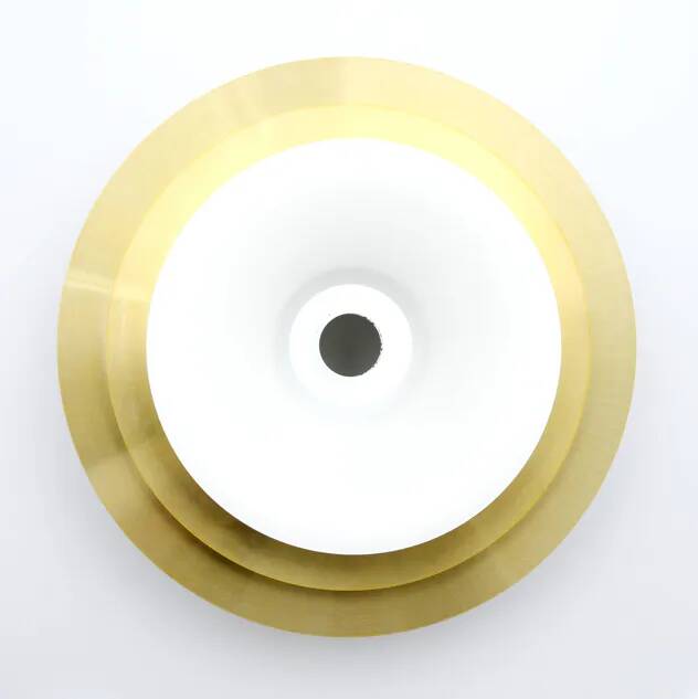 Golden lamp, 1970s Denmark