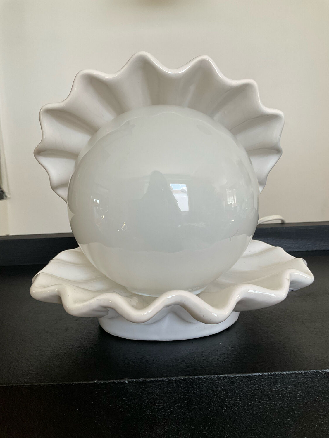 Vintage shell lamp 70s-80s