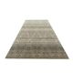 Green and beige vintage style oriental rug in wool