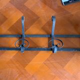Patère en fer forgé 68x 25 cm