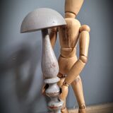 Grey wood hat holder 1