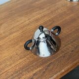 Postmodern Italian plateau for sugar and milk by Michael Graves for Alessi, 1980s, set of 3.