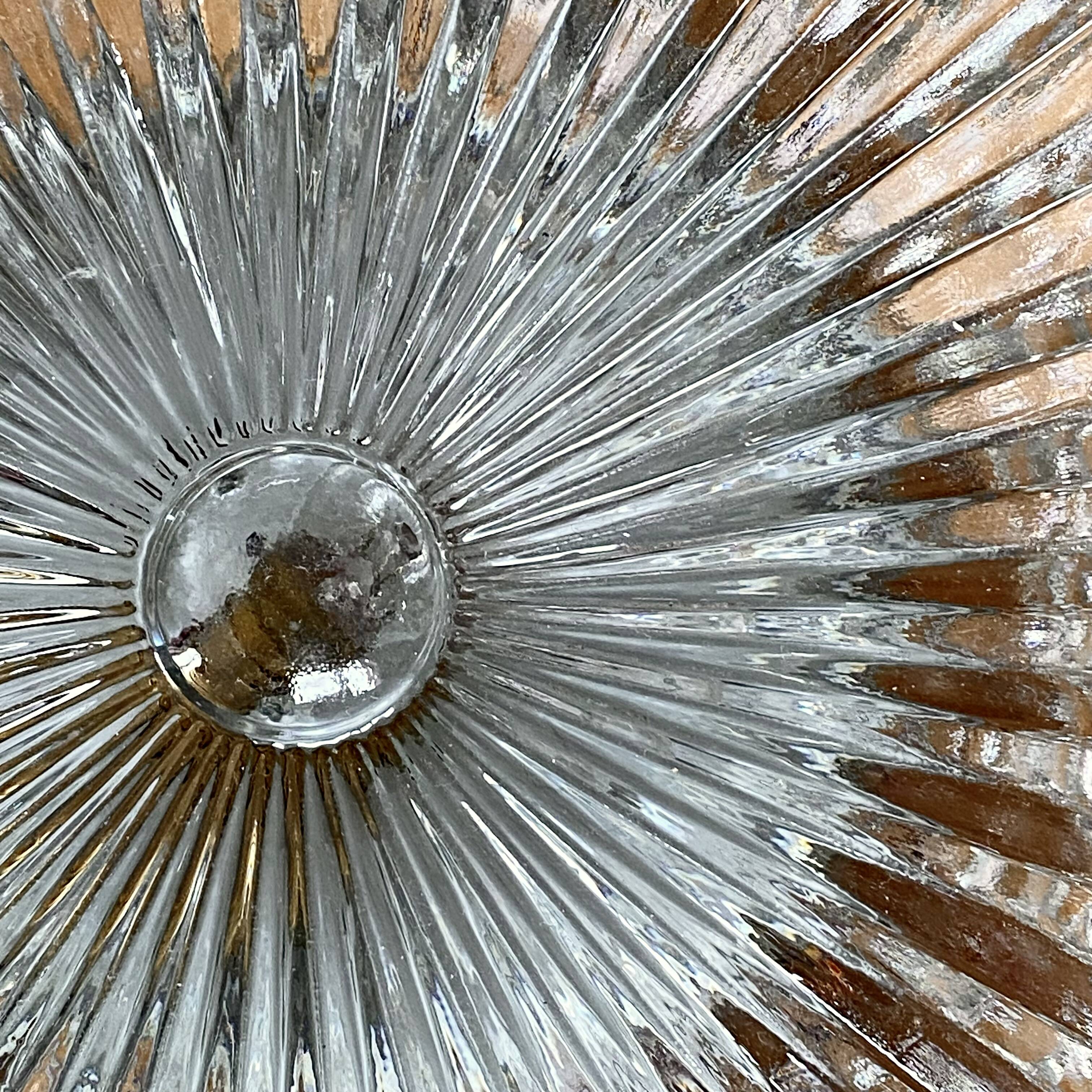 Wall or ceiling light with square porthole glass, 1970s-1980s