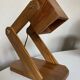 Articulated lamp in mountain chalet pine wood 1960