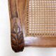 Banc de style néoclassique sculpté de lyres sur le dossier - 20e siècle
