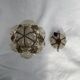 Lantern cage in blown glass style Murano dimension: H-28cm- D-18cm-