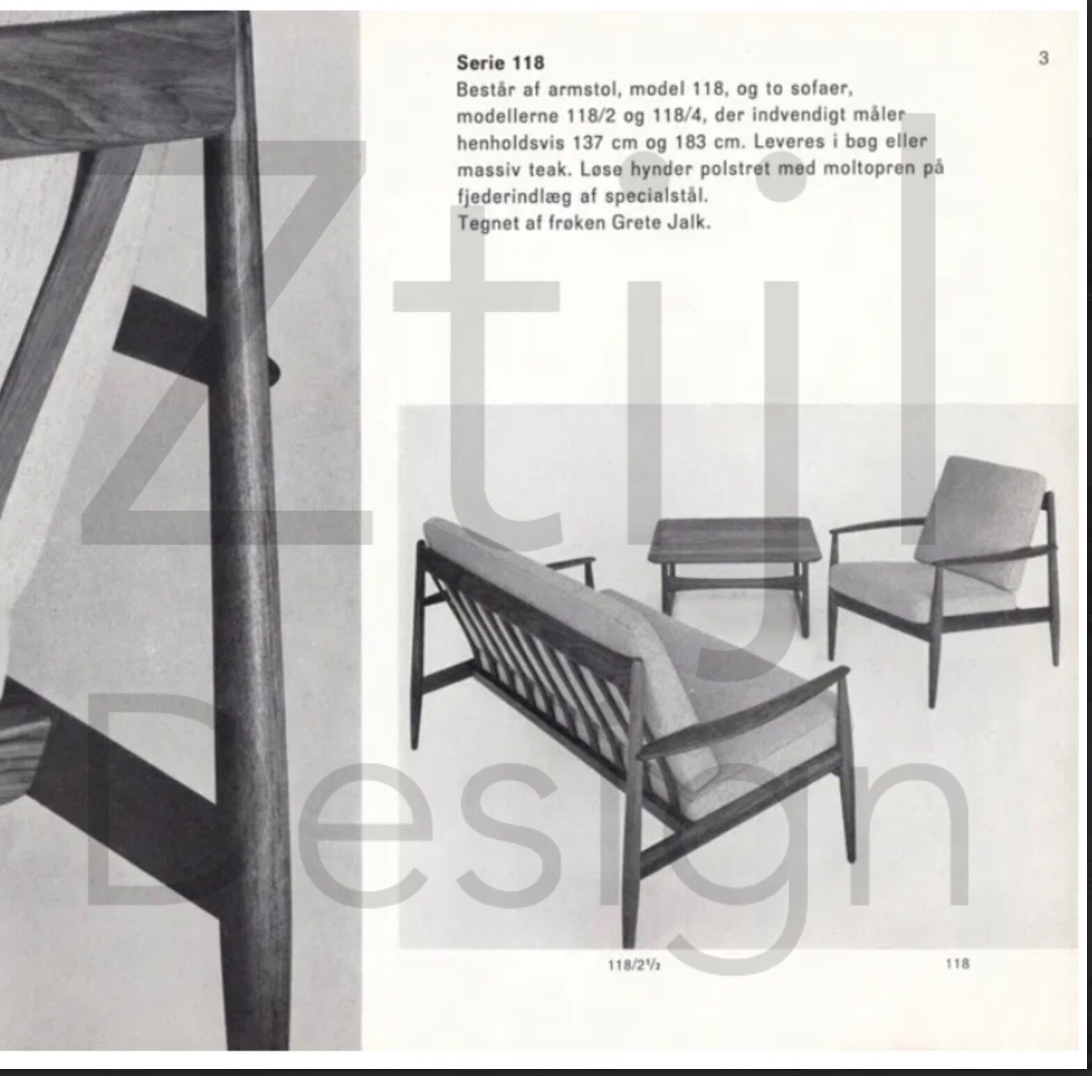 Danish armchair by Grete Jalk for France & Søn, 1960s