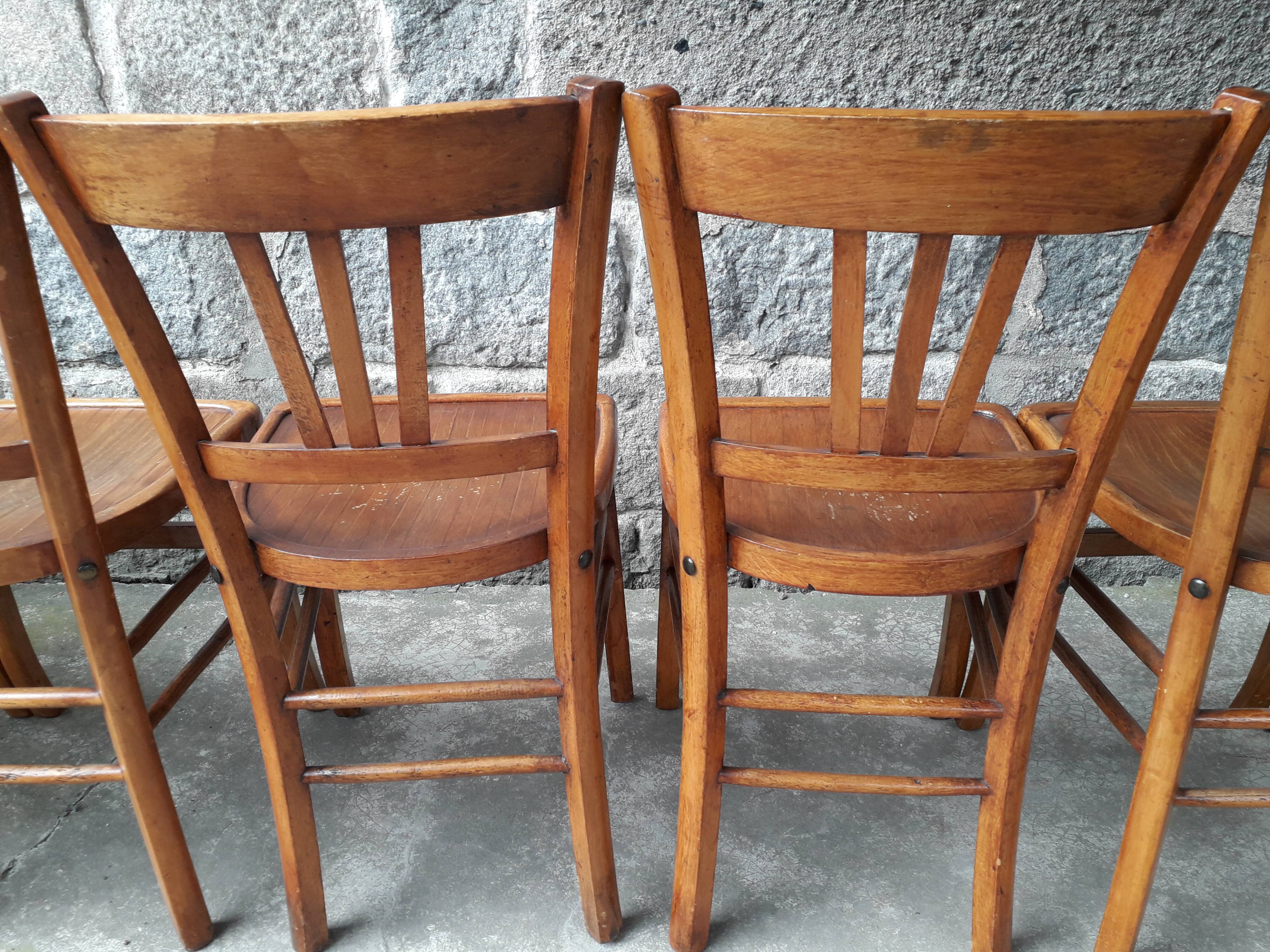 Set de 6 chaises bistrot Luterma