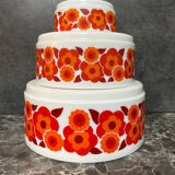 Vintage lotus arcopal salad bowl