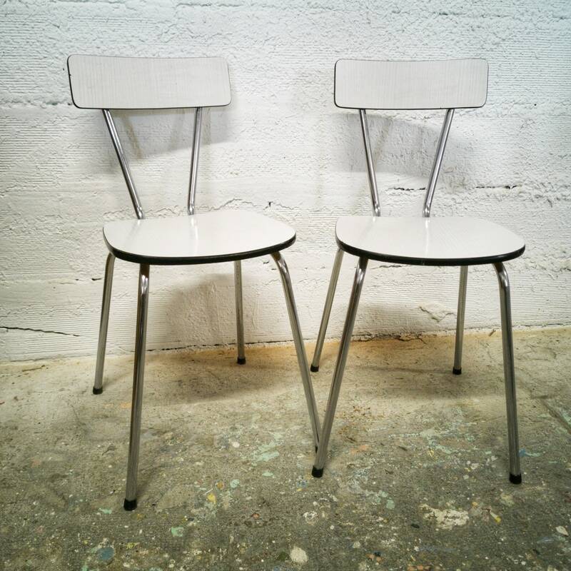 Formica chair duo