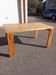 Brutalist style pine table from the 1970s.