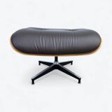 Brown & Walnut Herman Miller Original Eames Lounge Chair & Ottoman