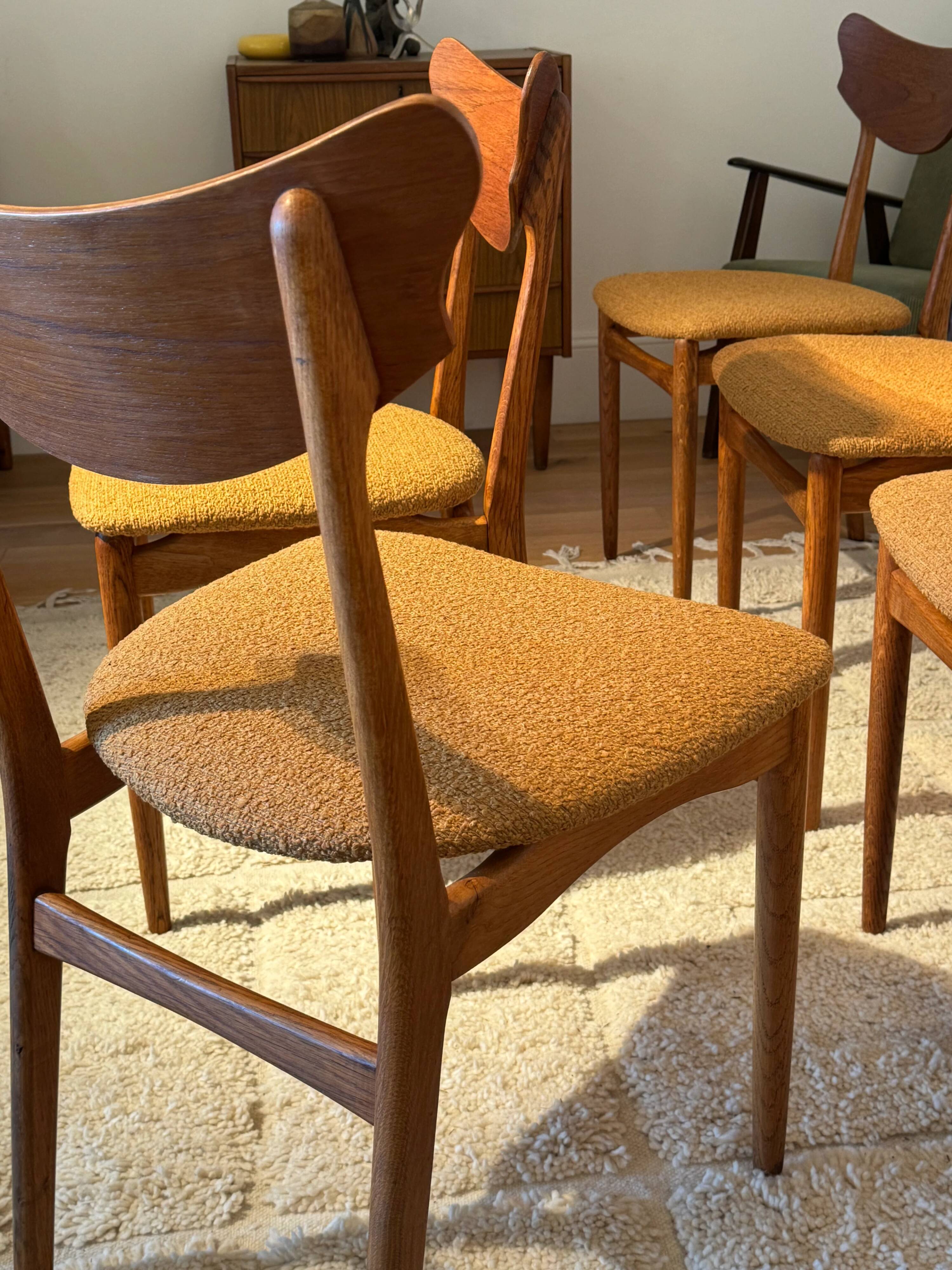 Chaise scandinave vintage « Rosa » (6 disponibles)