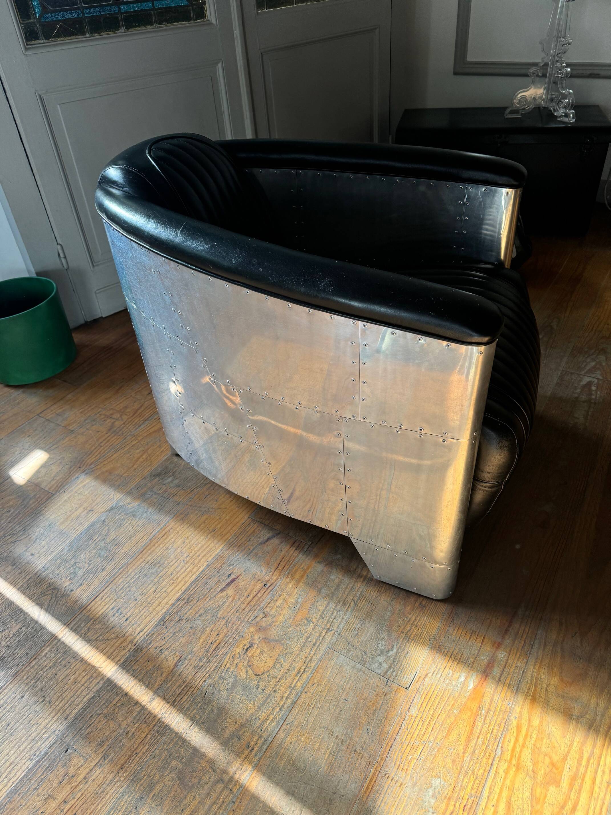 Fauteuil club aviateur