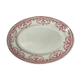 Dish Fer ovale Planteur de Caïffa guirlande