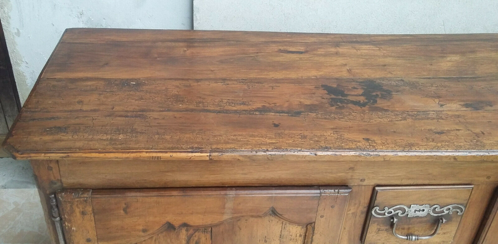 Louis XVI walnut sideboard