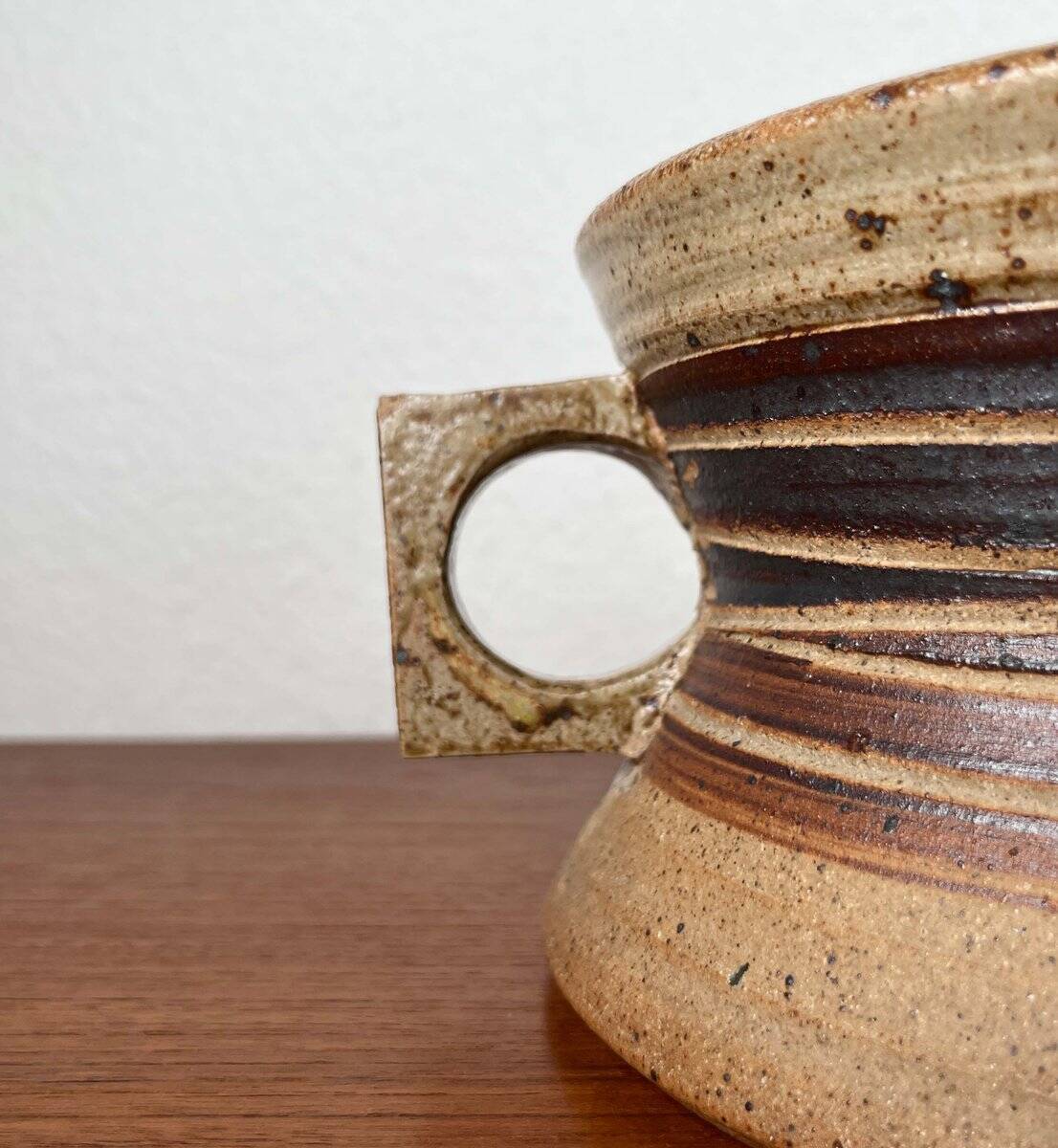 Mid-Century Modern Danish Studio Pottery Bowl by Tue Poulsen for Tue Keramik, 1960s