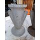 Paire de vases en aluminium 1900