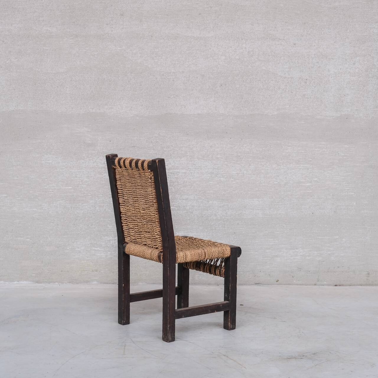 Set of Six Art Deco French Dining Chairs attr. to Francis Jourdain