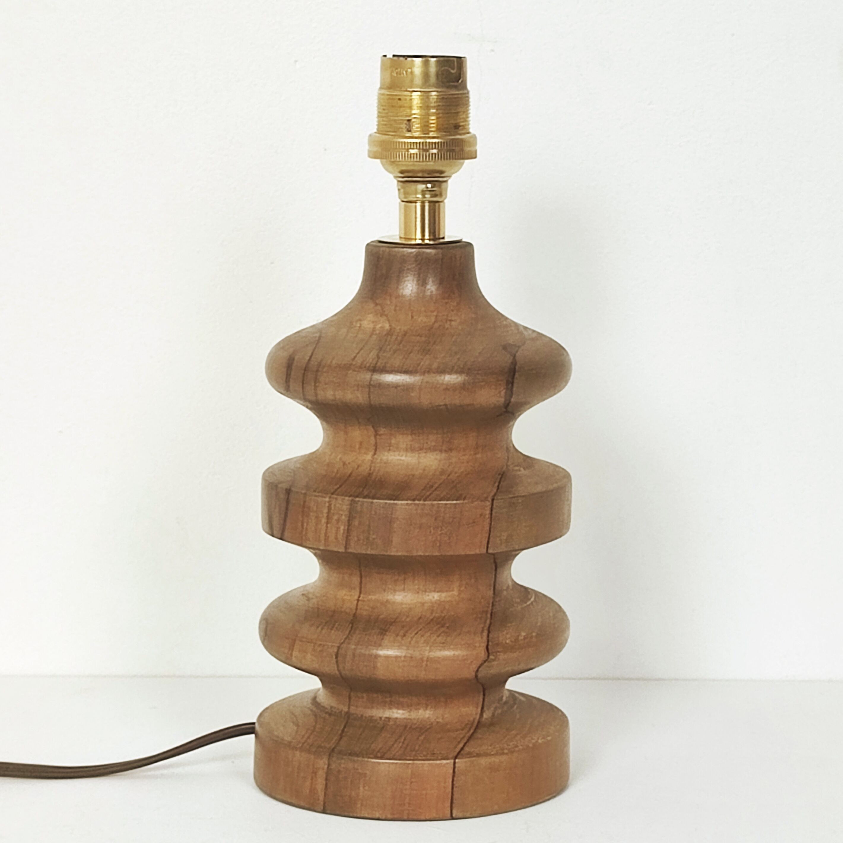 Lampe bois et corde