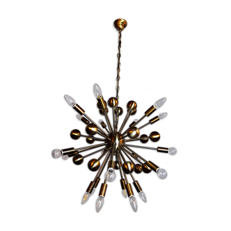 Sputnik chandelier, space-age, 1980-90
