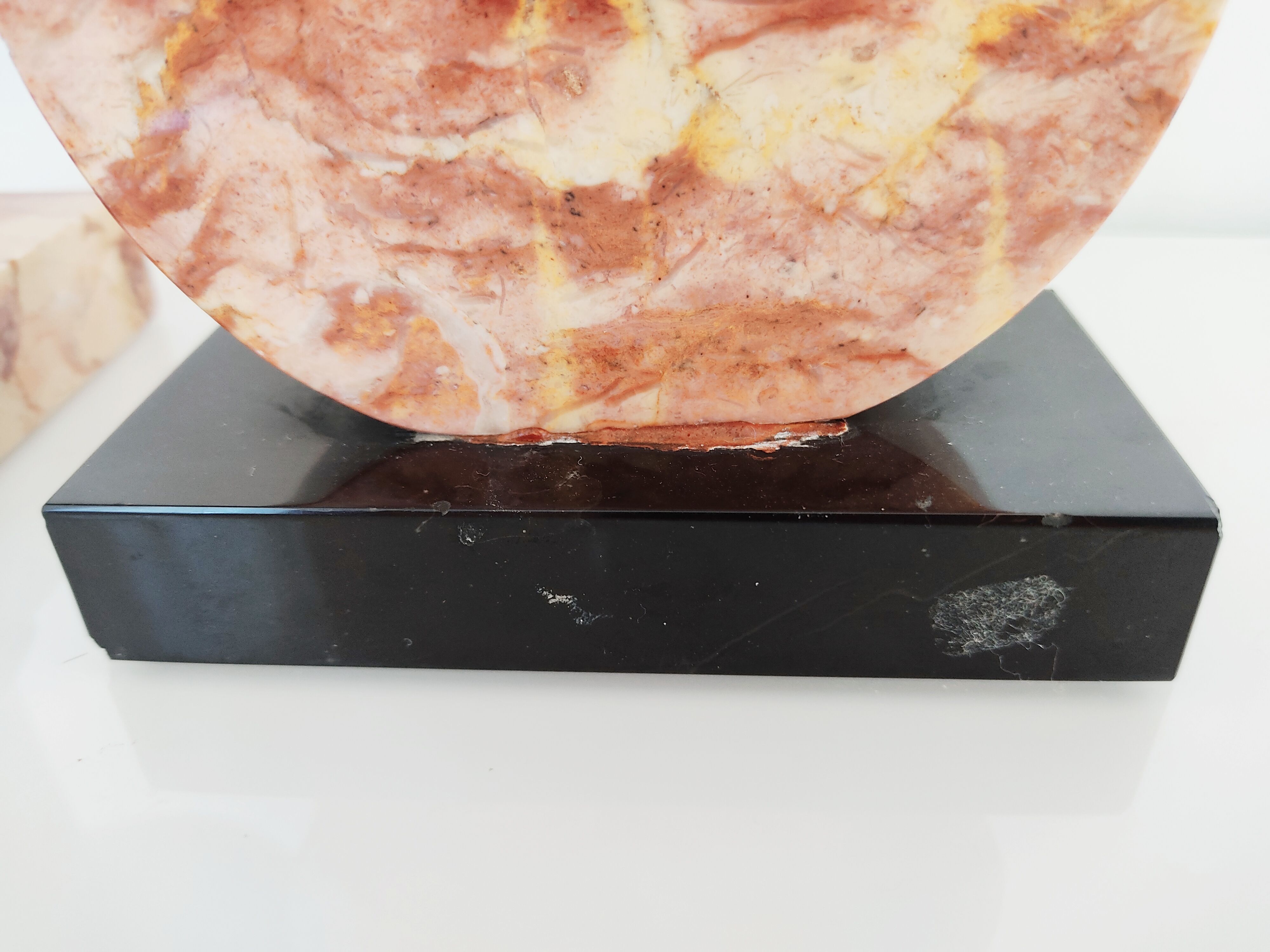 Cut and paperweight art deco marble