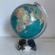 Vintage globe 1976 terrestrial Taride glass marble world map - 30 cm