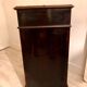 Louis Philippe bedside in walnut magnifying glass veneer