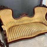 Napoleon III armchair and sofa set