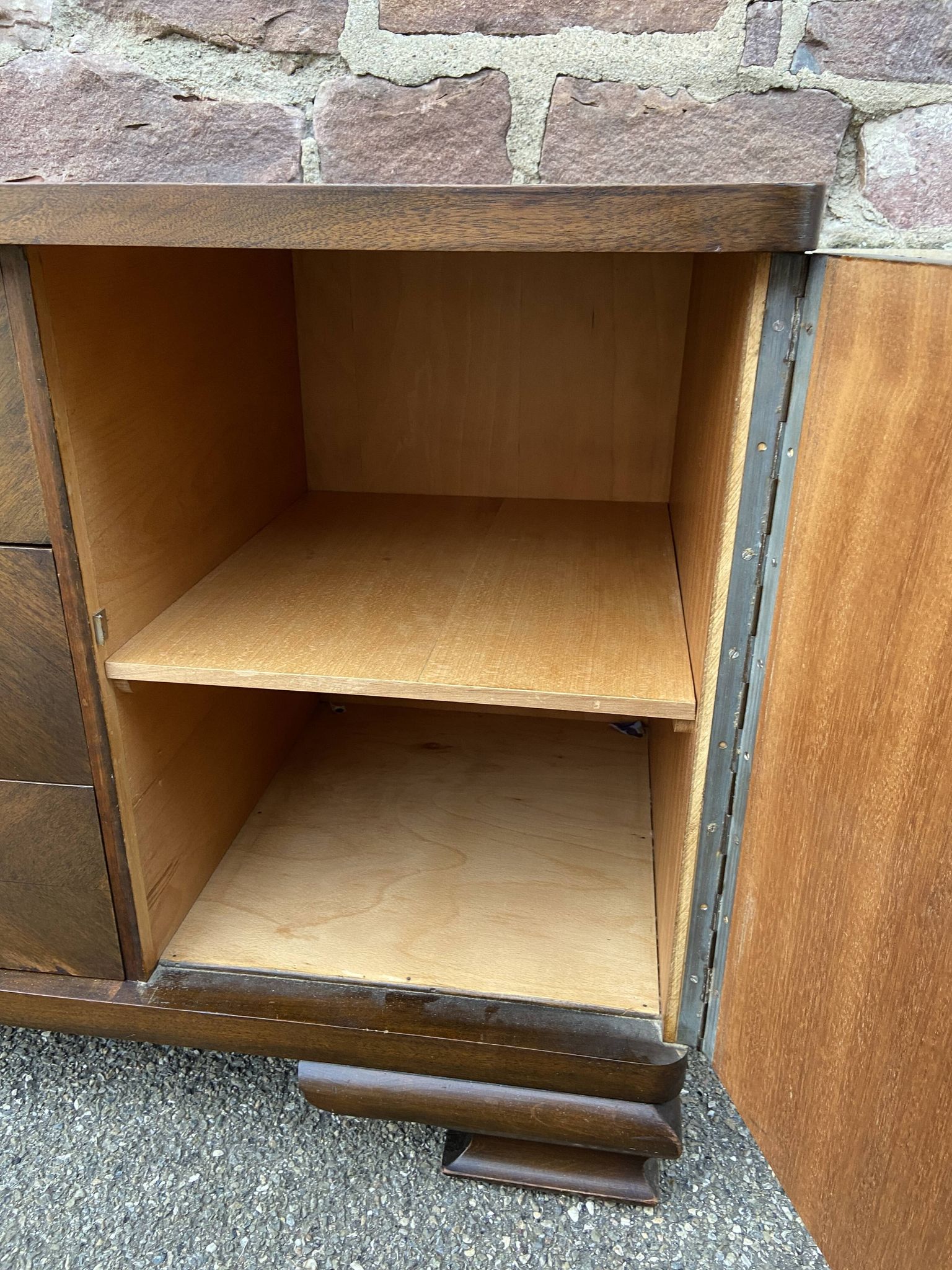 Enfilade Art deco chippendale Mid-century vintage 1950