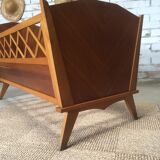 Compass baby bed 50s wooden crossbars