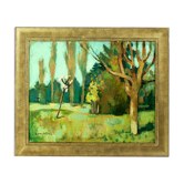 A garden in Lorraine - Ernest Ventrillon (1880-1953)