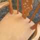 2 solid wood children's armchairs