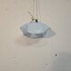 Blue opaline pendant light