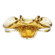 Murano bowl Archimede Seguso Bullicante Sommerso Yellow Gold