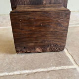 Antique wooden fireplace mantel