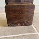 Antique wooden fireplace mantel