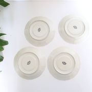 Set of 4 tea cups, porcelain Old Royal Factory of Limoges, Vintage